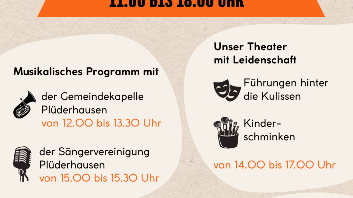 Tag der offenen Tür am Sonntag 5. Juli von 11-18 Uhr