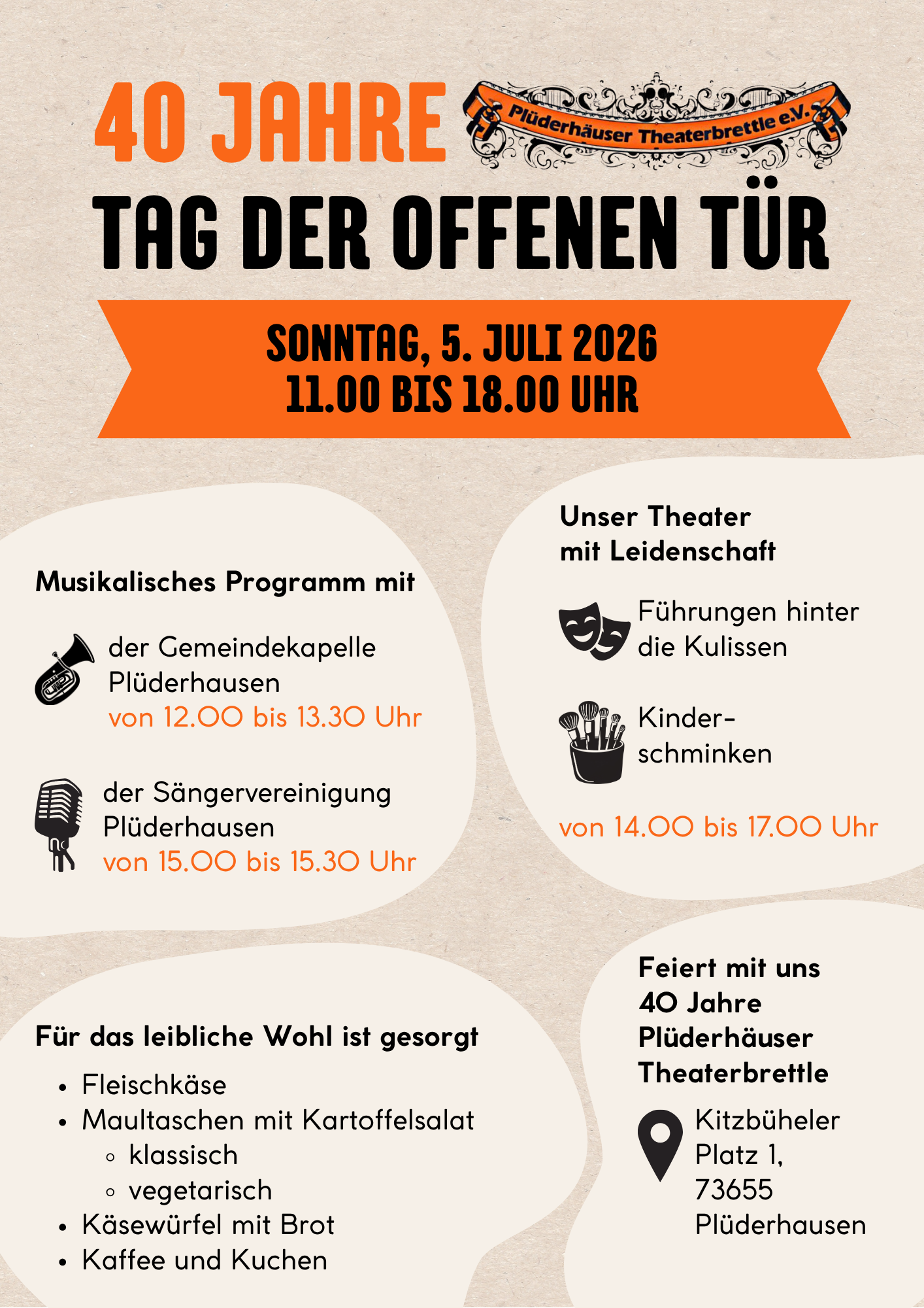 Tag der offenen Tür am Sonntag 5. Juli von 11-18 Uhr